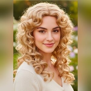 Y2K LONG GYPSY Blonde Wig Viva Collection E-606 Synthetic stretch cap adjusts